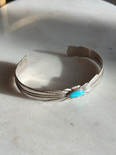 Load image into Gallery viewer, Vintage Turquoise Bell Sterling Silver Cuff Bracelet
