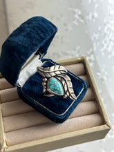 Load image into Gallery viewer, Turquoise Sterling Silver Ring Size 10
