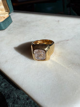 Load image into Gallery viewer, Chunky Gold Vermeil Statement Ring Size 9.25
