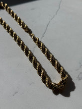Load image into Gallery viewer, Vintage 12k Gold Fill Chunky Rope Chain 18”
