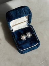 Load image into Gallery viewer, Sterling Pearl Post Back Earrings
