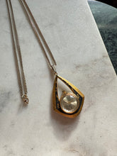 Load image into Gallery viewer, Vintage Gold Plated Long Watch Necklace 25”
