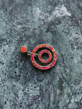 Load image into Gallery viewer, Red Opal Sterling Silver Pendant
