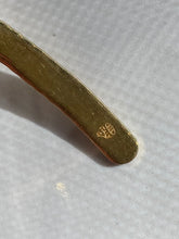 Load image into Gallery viewer, Italian Hammered Gold Vermeil Solid Omega Torque Chain Necklace
