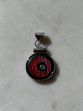 Load image into Gallery viewer, Vintage Pink Enamel Sterling Silver Pendant
