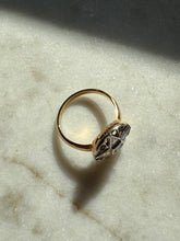 Load image into Gallery viewer, 10k Gold Fill &amp; Sterling Masonic Eastern Star Ring Size 8.25
