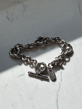 Load image into Gallery viewer, Lois Hill Solid Sterling Silver Cable Link Bracelet 8”
