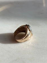 Load image into Gallery viewer, Two-Tone Sterling Cameo Ring Size 7
