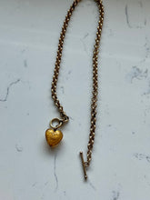 Load image into Gallery viewer, Gold Vermeil Toggle Clasp Necklace 18”
