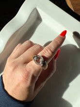 Load image into Gallery viewer, Diamond Gold Vermeil Ring Size 8.5
