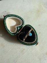 Load image into Gallery viewer, Opal Gold Vermeil Dainty Ring Size 8.5
