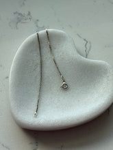 Load image into Gallery viewer, Dainty Micro Box Chain Sterling Bracelet 7.25”
