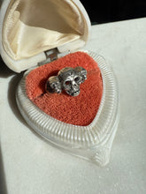 Load image into Gallery viewer, Skull Sterling Silver Ring Size 7.5
