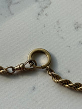 Load image into Gallery viewer, Vintage 1/20 12k Gold Filled Rope Chain 25”
