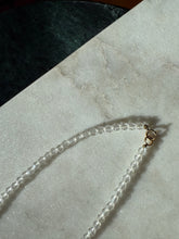 Load image into Gallery viewer, Vintage Crystal 14k Gold Necklace 17.5”
