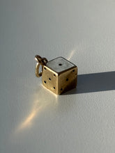 Load image into Gallery viewer, Vintage 14k Gold Dice Charm

