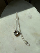 Load image into Gallery viewer, Puffy Heart Sterling Necklace
