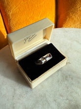 Load image into Gallery viewer, Garnet Sterling &amp; 14k Yellow Gold Ring Size 8
