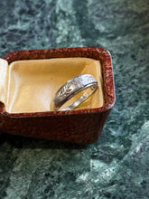 Load image into Gallery viewer, Diamond Cross Sterling Silver Ring
