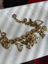 Load image into Gallery viewer, Kirks Folly Cat Charm Bracelet
