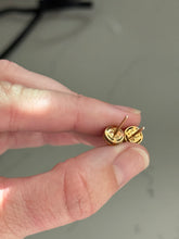 Load image into Gallery viewer, LeVian Chocolate &amp; White Diamond 14k Gold Push Back Earrings
