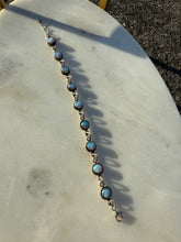 Load image into Gallery viewer, Vintage Opal Sterling Silver Bracelet
