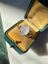 Load image into Gallery viewer, y2k Moonstone Sterling Silver Ring Size 9.25
