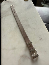 Load image into Gallery viewer, Mesh Buckle Sterling Silver Bracelet 6”-7”
