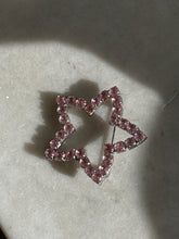 Load image into Gallery viewer, Vintage Pink Star Brooch
