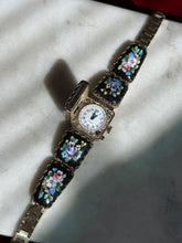 Load image into Gallery viewer, Vintage USSR Floral Enamel Peekaboo Watch
