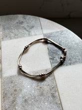 Load image into Gallery viewer, Vintage Sterling Silver Snake Bracelet 7”
