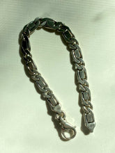 Load image into Gallery viewer, Chunky Sterling Silver Vintage Bracelet
