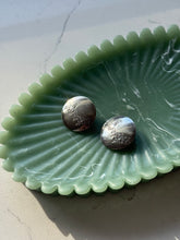 Load image into Gallery viewer, Vintage Bull Riding Sterling Silver Disc Earrings
