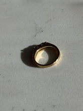 Load image into Gallery viewer, Vintage 1970s Ruby 18k Gold Ring Size 4.25
