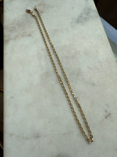 Load image into Gallery viewer, Solid 14k Yellow Gold Biker Link Chain 16”
