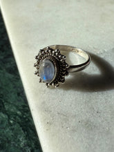 Load image into Gallery viewer, Moonstone Sterling Silver Ring Size 6.25
