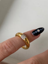 Load image into Gallery viewer, 18k Gold Invisible Set Diamond Ring
