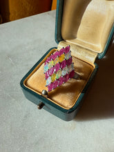 Load image into Gallery viewer, Ruby &amp; Opal Sterling Silver Ring Size 6.25
