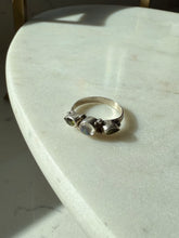 Load image into Gallery viewer, Peridot &amp; Moonstone Sterling Silver Ring Size 6.75
