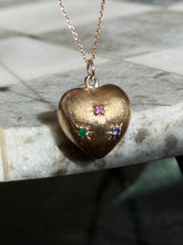 Load image into Gallery viewer, Vintage 1960s Solid 14k Gold Starburst Heart
