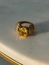 Load image into Gallery viewer, Chunky Yellow Gold Vermeil Ring Size 5.75
