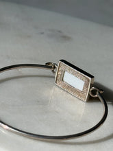 Load image into Gallery viewer, Sterling Silver Floral Bangle Bracelet
