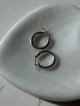 Load image into Gallery viewer, Vintage Sterling Silver Hoops

