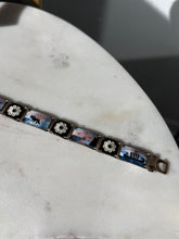 Load image into Gallery viewer, Vintage David Anderson Enamel Sterling Bracelet
