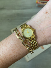 Load image into Gallery viewer, Citizen Panther Link Gold Tone Vintage Watch
