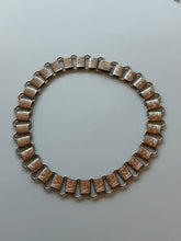 Load image into Gallery viewer, Victorian Revival Coro Silver Plated Bookchain Necklace
