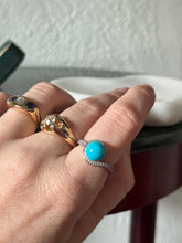 Load image into Gallery viewer, Sleeping Beauty Turquoise Sterling Silver Ring Size 7.25
