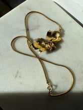 Load image into Gallery viewer, Forstner 1/20 12k Gold Filled Purple Czech Glass Necklace 16”
