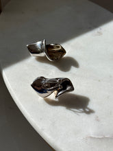 Load image into Gallery viewer, Two-Tone Sterling Silver Omega Back Earrings
