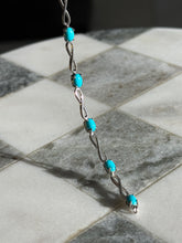 Load image into Gallery viewer, Sleeping Beauty Turquoise Sterling Silver Bracelet
